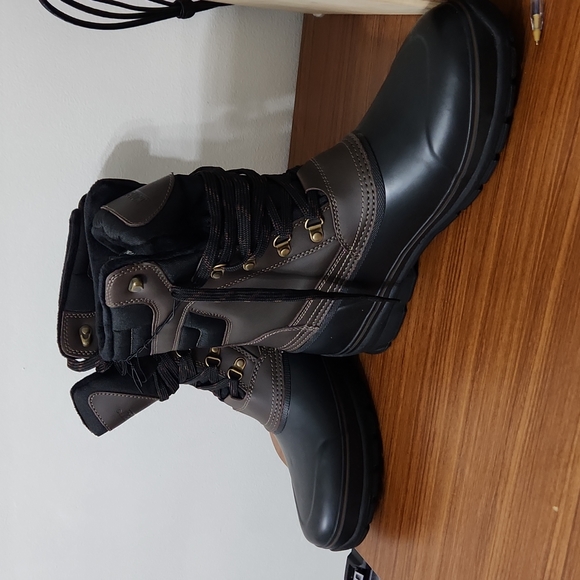 Men's 12 Brown Khombu Waterproof Snow boots - Picture 3 of 5